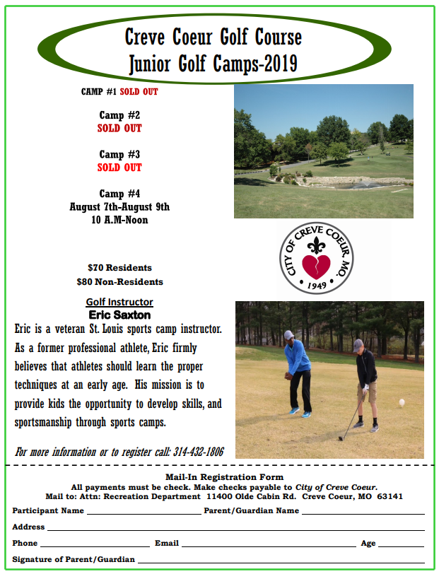 My Homepage Creve Coeur Golf Club My Homepage Creve Coeur Golf Club